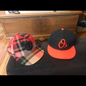 2brand new baseball caps size 6,5-7,5
